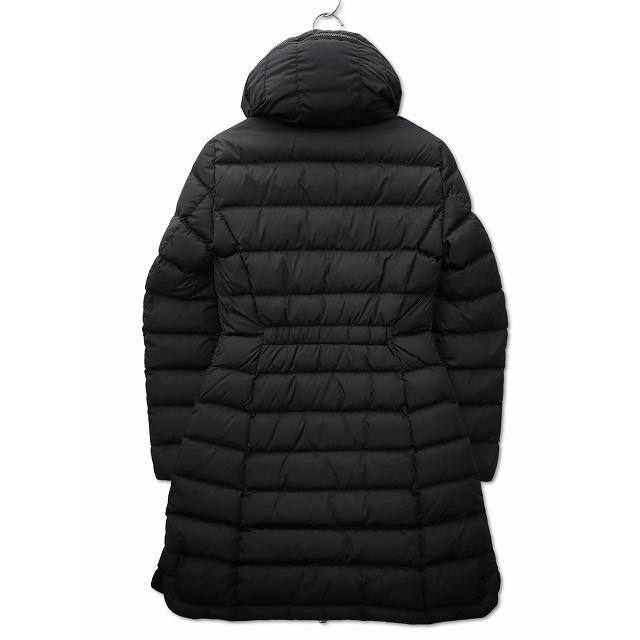 Moncler FLAMMETTE GIUBBOTTO ブラック Black Flammette Hooded Long Down Jacket - Long Down Jackets for