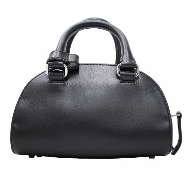 【中古】DIESEL 1DR 2.0 DOME HANDBAG 2WAY ドームハンドバッグ BLACK ブラック X10369 レディース DIESEL（ディーゼル） DIESEL 1DR 2.0 DOME HANDBAG 2WAY ドーム