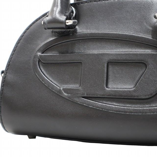 【中古】DIESEL 1DR 2.0 DOME HANDBAG 2WAY ドームハンドバッグ BLACK ブラック X10369 レディース DIESEL（ディーゼル） DIESEL 1DR 2.0 DOME HANDBAG 2WAY ドーム