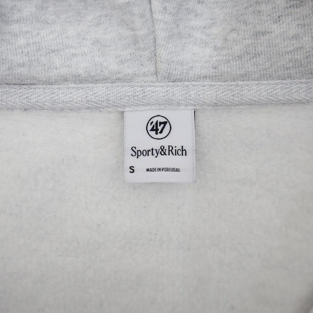 【中古】Sporty&Rich スポーティアンドリッチ 2025SS ヤンキース セリフ ジップ フーディー スウェット パーカー S Sporty&Rich スポーティアンドリッチ 2025SS YANKEES SERIF ZIP HOODIE