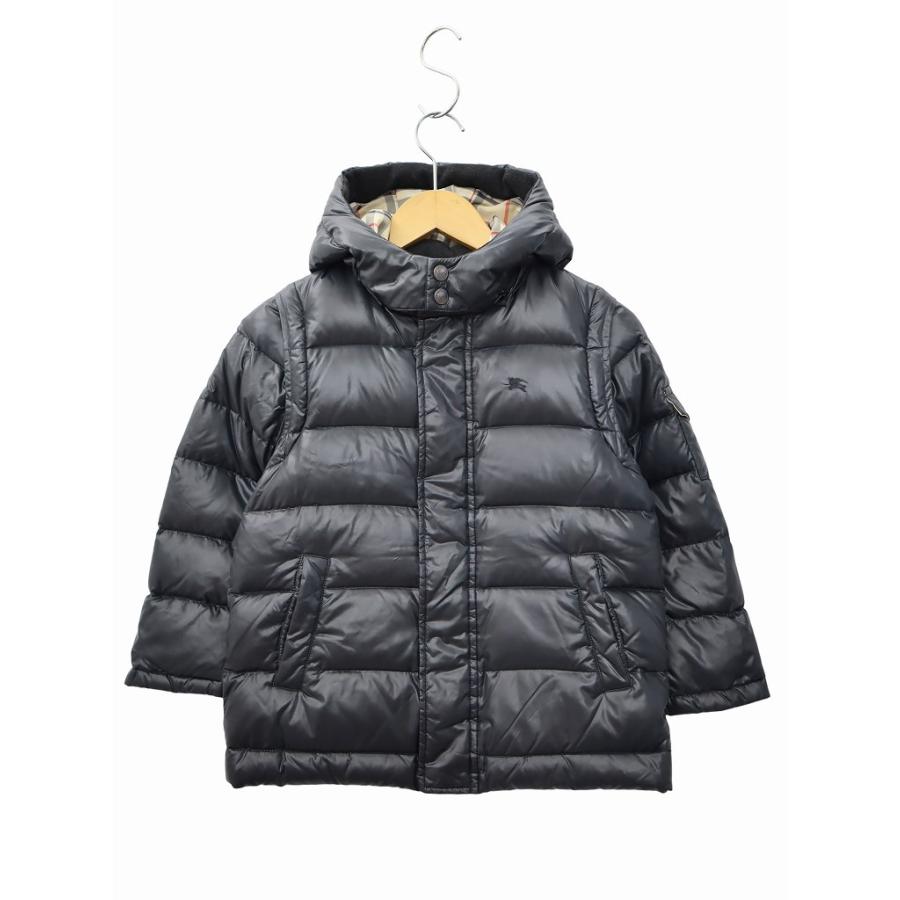 美品⚫︎着用数回のみ　バーバリー　ダウン　キッズ　4 バーバリー ロンドン BURBERRY LONDON 4way フーディー ダウン