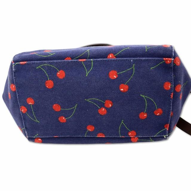 ミュベール muveil 2Way サクランボ柄 トートバッグ ショルダーバッグ
