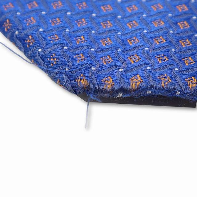 FENDI（フェンディ） イタリア製 シルク100％ ミニ ズッカ柄 ネクタイ