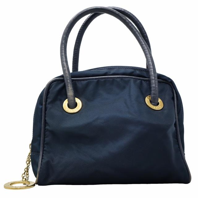 セリーヌ　紺色ナイロン　リュック モニカ MONICA 13ポケットナイロンリュック （ネイビー