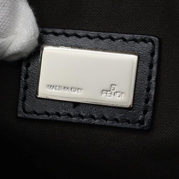 【中古】フェンディ FENDI 8BH138 ナイロンキャンバス ズッキーノ ジャガード トートバッグ BLACK(ブラック) FENDI（フェンディ） FENDI 8BH138 ナイロンキャンバス ズッキーノ