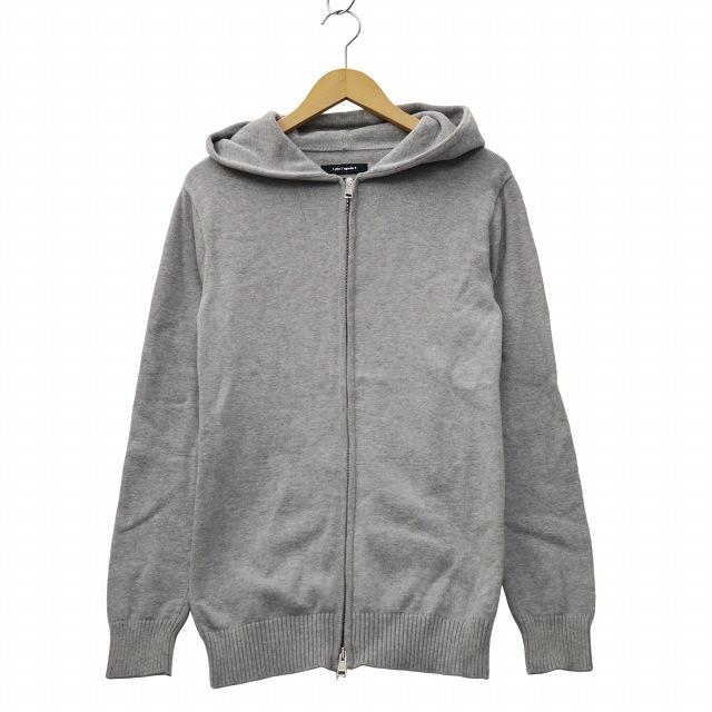 【新品】ウノピュウノウグァーレトレ1piu1uguale3ジップパーカーグレー4 ウノピュウノウグァーレトレ 1PIU1UGUALE3 ZIP PARKA ジップ