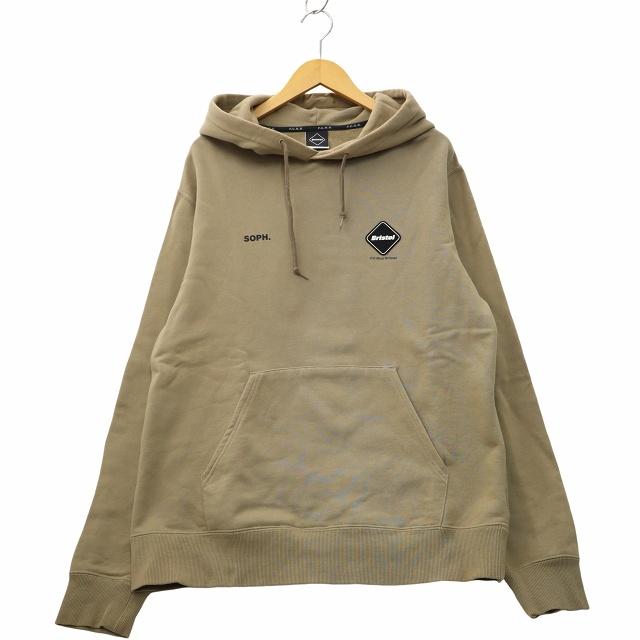 F.C.Real Bristol FCRB LOGO APPLIQUE PULLOVER SWEAT HOODIE