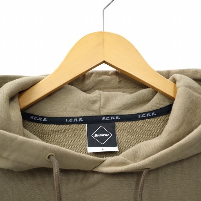 F.C.Real Bristol FCRB LOGO APPLIQUE PULLOVER SWEAT HOODIE