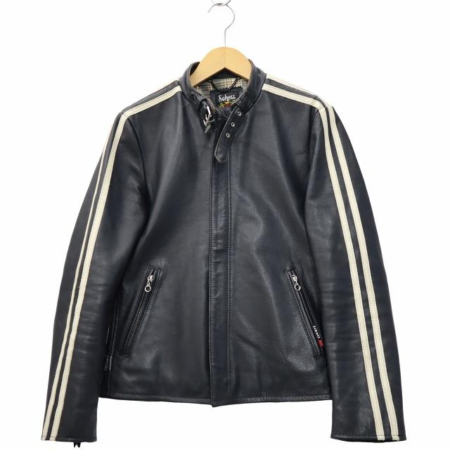 ショット SCHOTT ショートクラシックレーサー レザー シングル