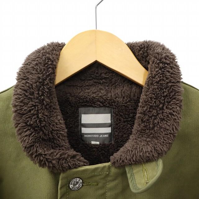 桃太郎ジーンズ（MOMOTARO JEANS） プリント ジップ 裏フリース N-1