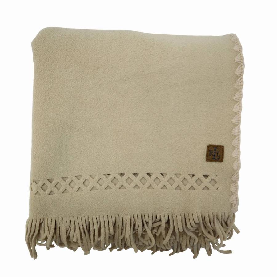 ローレンラルフローレン LAUREN RALPH フリース フリンジ マフラー