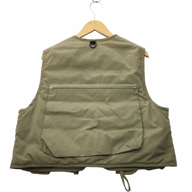Pract.S プラクト エス ダウン フィッシングベスト M KHAKI カーキ