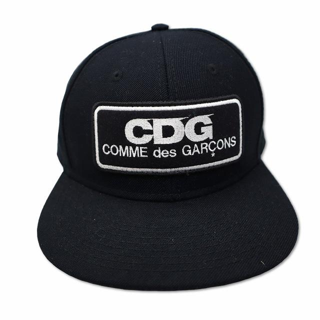【中古】CDG COMME des GARCONS シーディージー コムデギャルソン SNAPBACK CAP ロゴ ワッペン キャップ 帽子 CDG COMME des GARCONS シーディージー コムデギャルソン SNAPBACK CAP