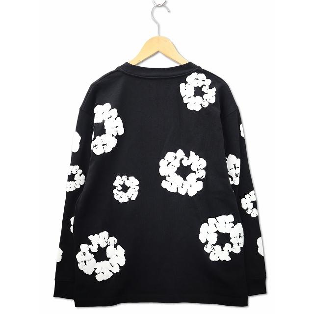 DENIM TEARS/デニムティアーズ　フラワープリント 長袖 xxl DENIM TEARS デニムティアーズ LONG SLEEVE COTTON WREATH TEE クルー