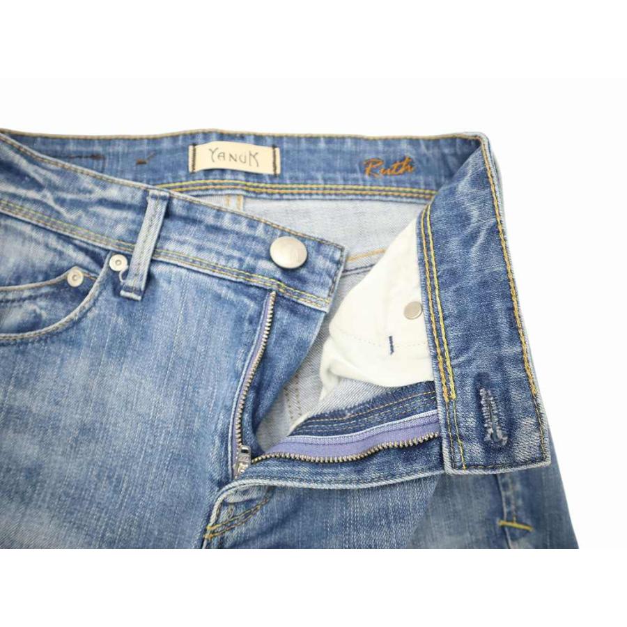 ヤヌーク YANUK RUTH SLIM TAPERED スリム テーパード デニム パンツ