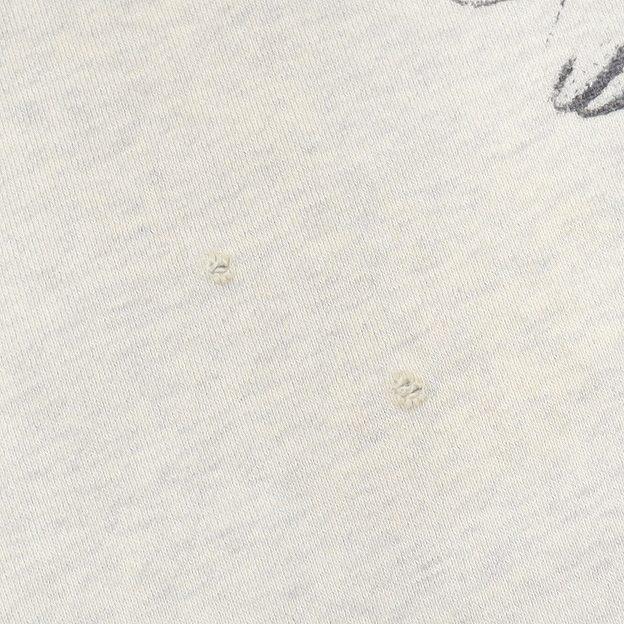 SAINT MICHAEL セントマイケル DAISYプリント ヴィンテージ加工 クルー