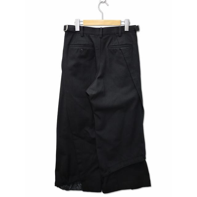Tamme タム ∠13° WIDE SLACKS ワイド スラックス パンツ 1 BLACK