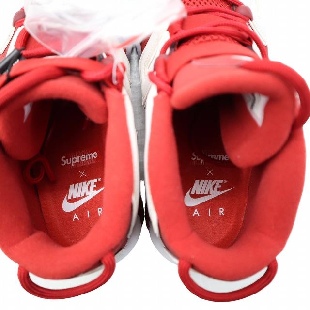 NIKE（ナイキ） × Supreme シュプリーム 27cm Air More Uptempo White
