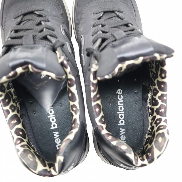 New Balance ブラック レオパード スニーカーWL574 New Balance（ニューバランス） WL574 AND ANC スニーカー レオパード
