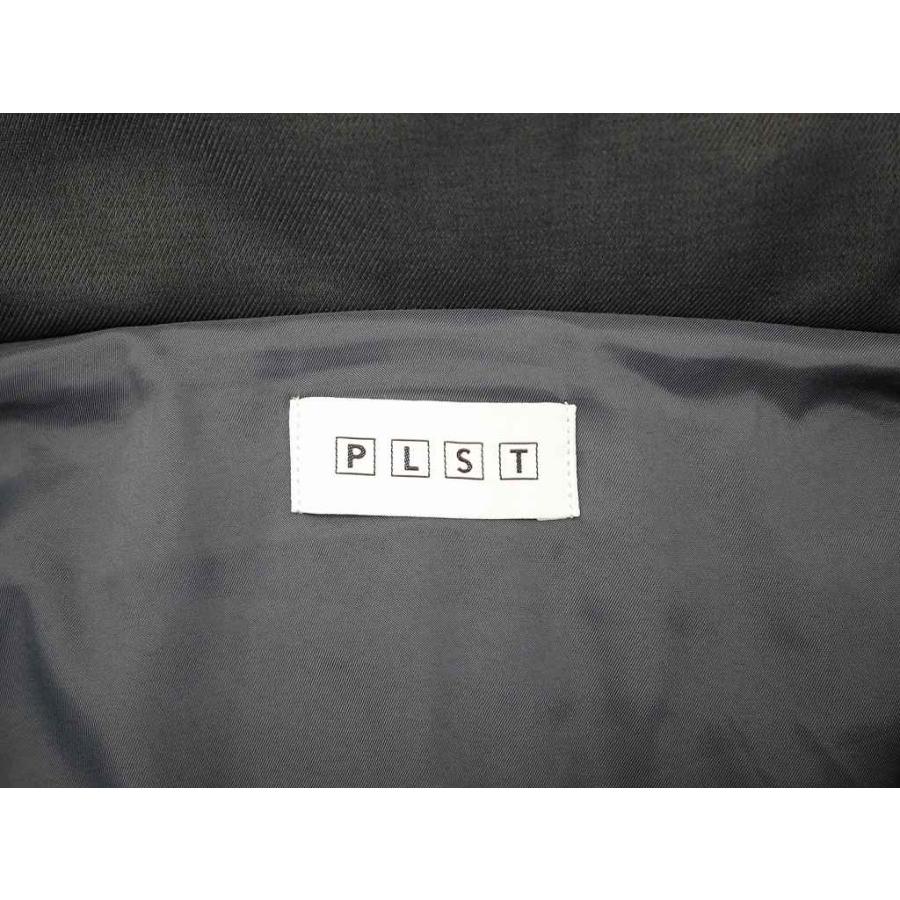 プラステ PLST ショールカラー ショート ダウンジャケット S CHARCOAL