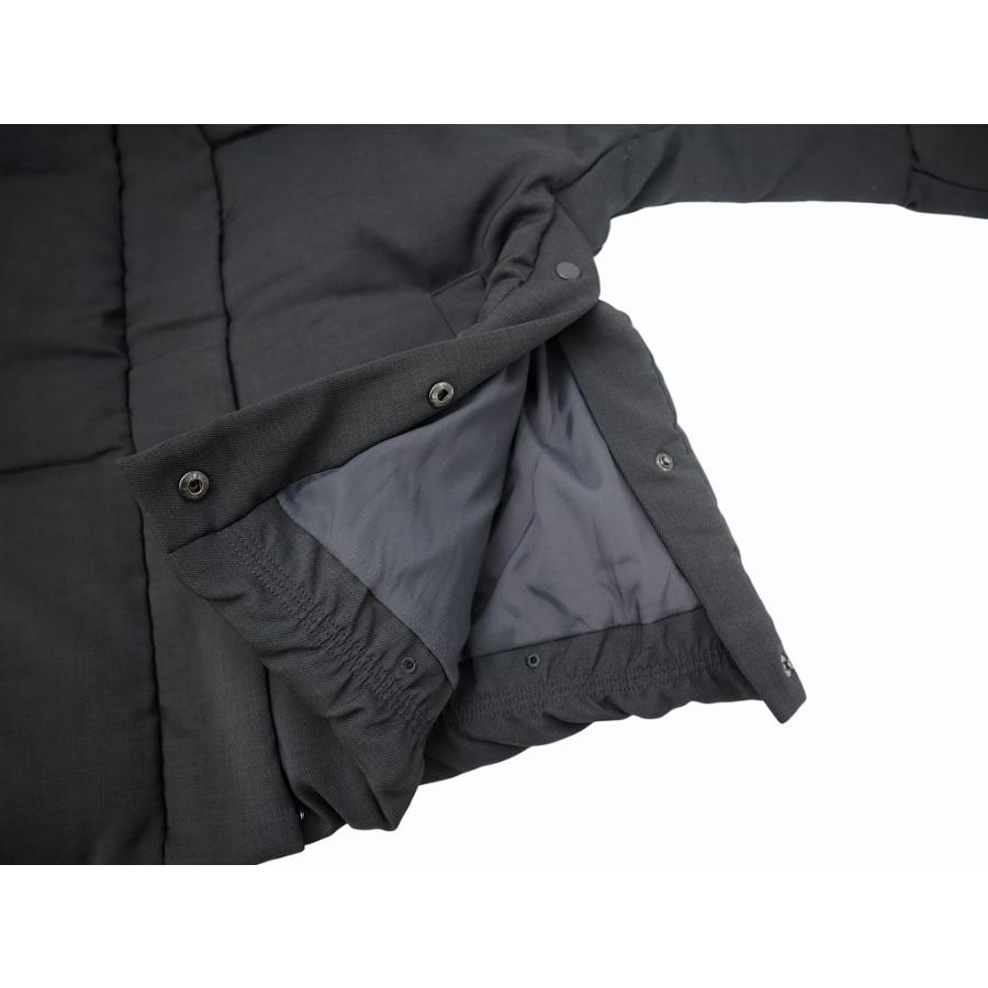 プラステ PLST ショールカラー ショート ダウンジャケット S CHARCOAL