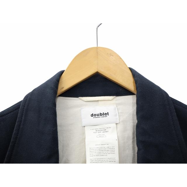 ダブレット doublet SILK CHINO CUT-OFF JACKET シルクチノ カットオフ