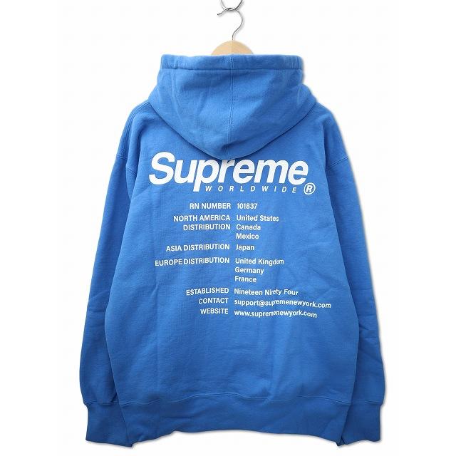 Supreme（シュプリーム） SUPREME WorldWide Hooded Sweatshirt