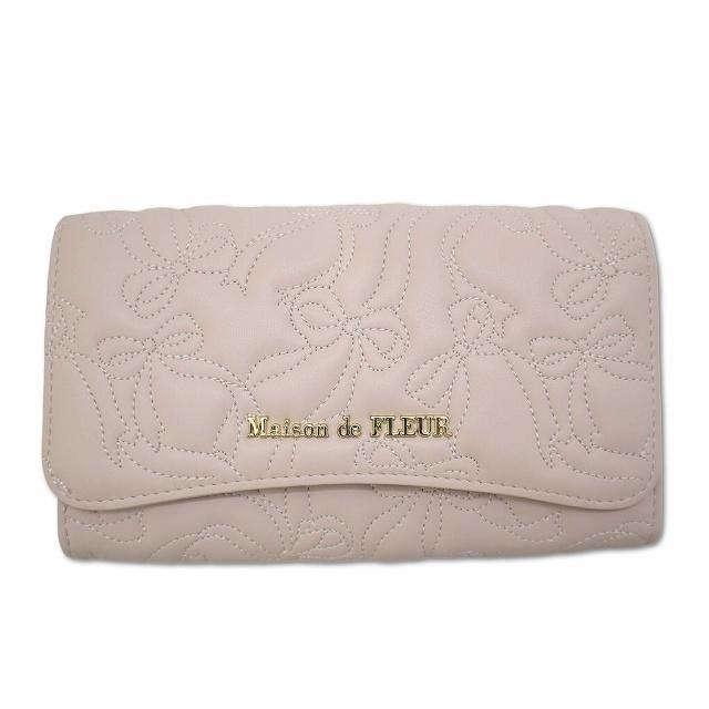 メゾンドフルール Maison de FLEUR リボンキルティング ロング