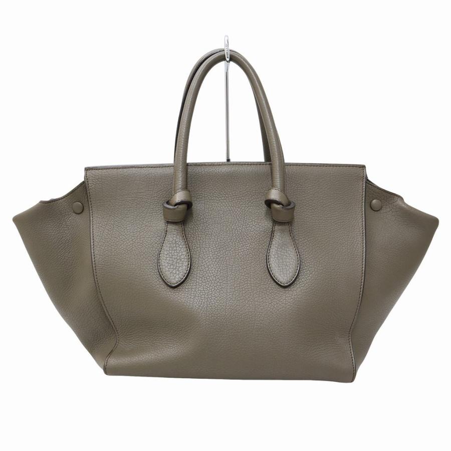 CELINE（セリーヌ） タイバッグ レザー ハンドバッグ トープ 