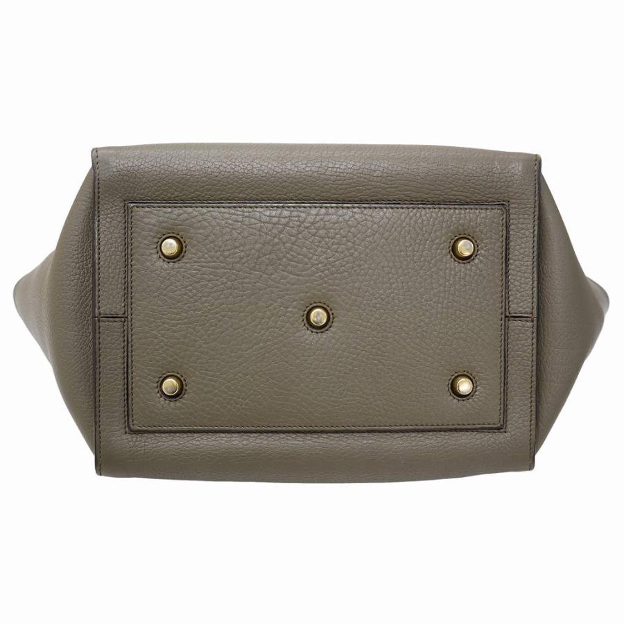 CELINE（セリーヌ） タイバッグ レザー ハンドバッグ トープ 
