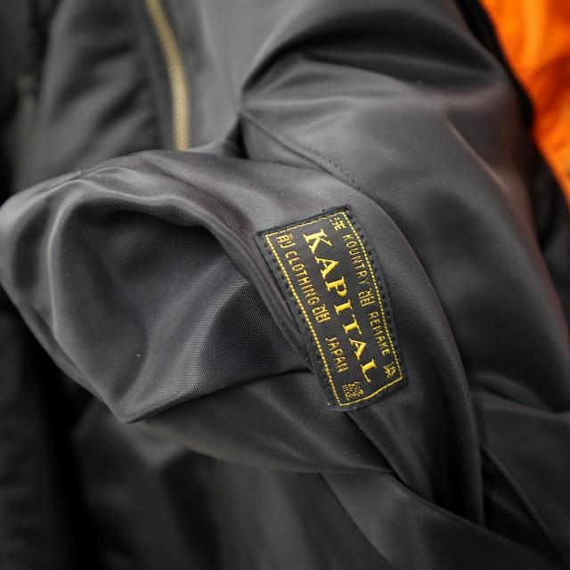 キャピタル kapital MA-1ナイロン シャムボマーJKT ジャケット 