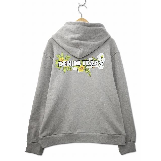未使用品 DENIM TEARS デニムティアーズ Lazareth Hoodie プリント 