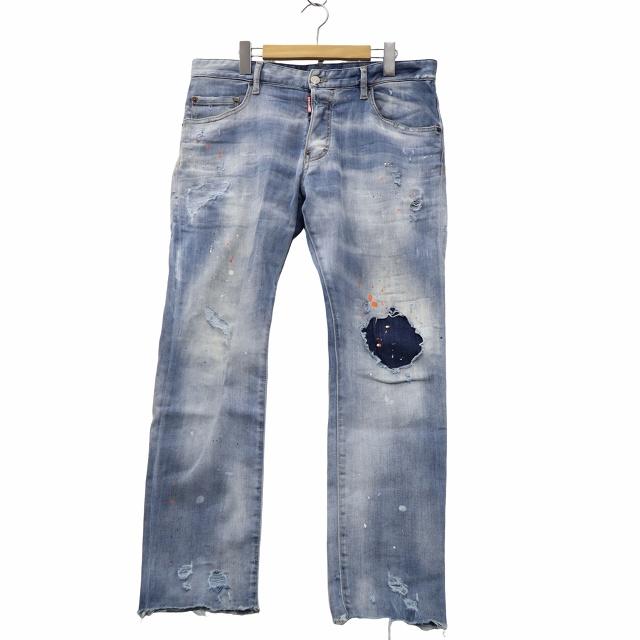 DSQUARED2（ディースクエアード） DSQUARED2 TRASH LIGHT WASH SKATER 