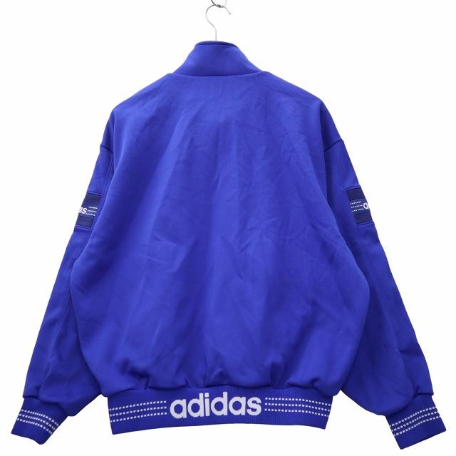 adidas（アディダス） デサント製 ロゴ刺繍 フルジップ トラック