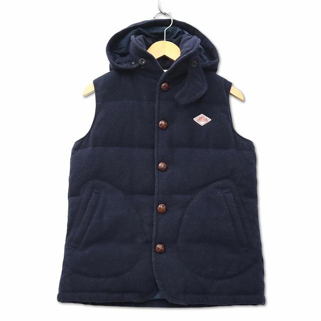ダントン DANTON × BEAMS ウール フーディ ダウン ベスト 34（Sサイズ