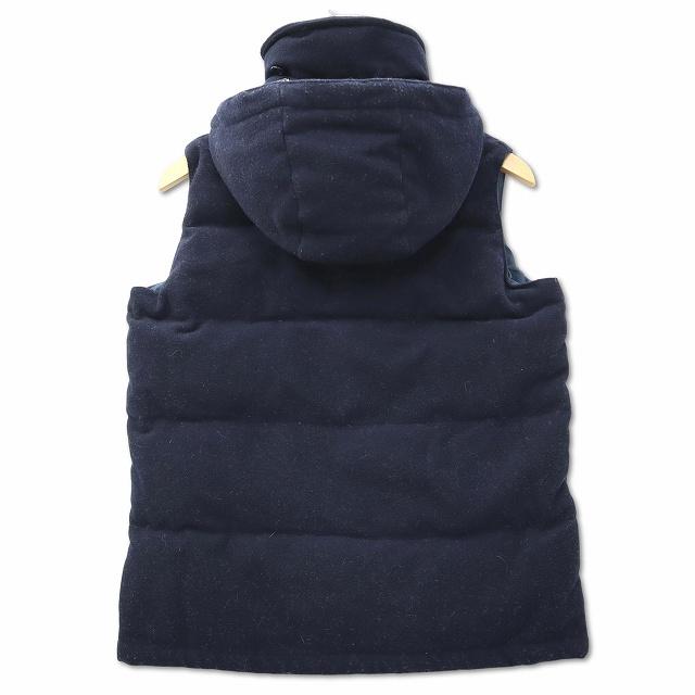 ダントン DANTON × BEAMS ウール フーディ ダウン ベスト 34（Sサイズ