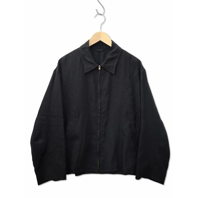 コモリ COMOLI 2024SS カナパ ジップ ショート ジャケット 2 BLACK