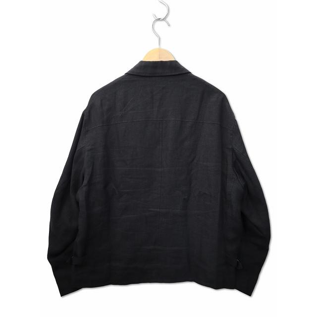 コモリ COMOLI 2024SS カナパ ジップ ショート ジャケット 2 BLACK 