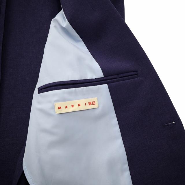 UNIQLOマルニ　セットアップ　ネイビー テーラードジャケット たくまる┃衣食住プロデューサー | UNIQLO MARNI 22春夏のセットアップ