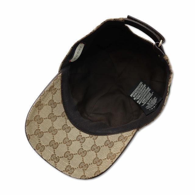 GUCCI（グッチ） GUCCI 200035 GGキャンバス ベースボール キャップ 