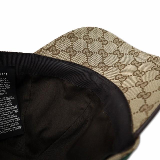 GUCCI（グッチ） GUCCI 200035 GGキャンバス ベースボール キャップ 
