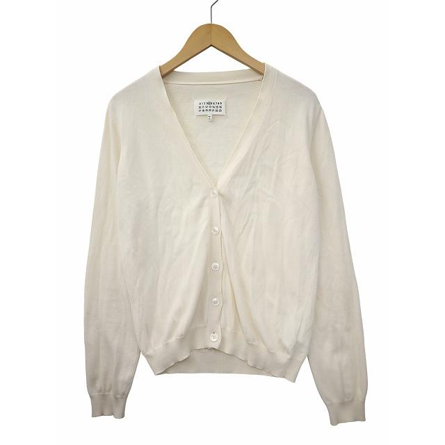 マルタンマルジェラ 4 Martin Margiela エルボーパッチ Vネック ニット 