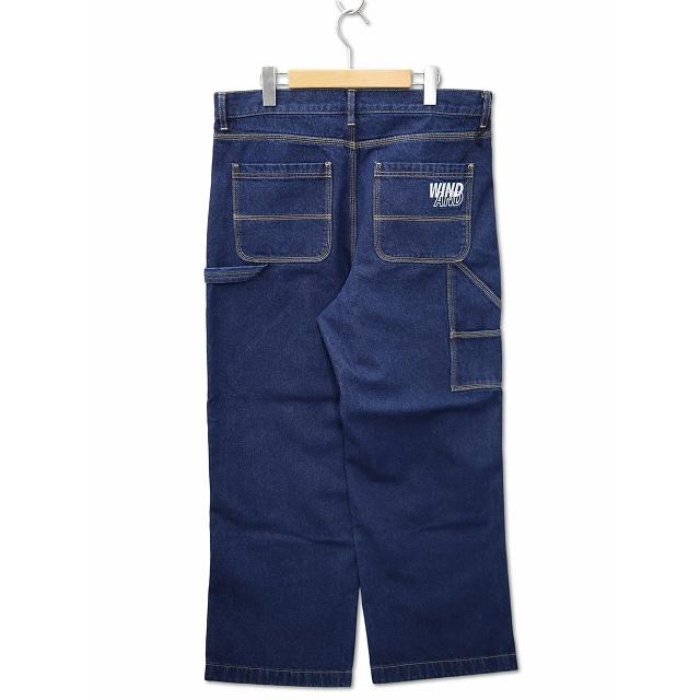 お値下げ　新品タグ付未使用　CALICO インディア　デニム　パンツ 未使用品 ウィンダンシー WIND AND SEA 2025SS STUDDED DENIM PANTS