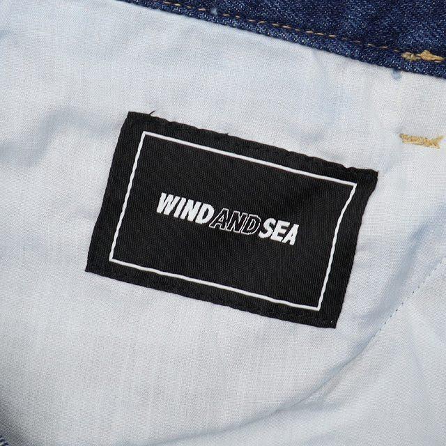 未使用品 ウィンダンシー WIND AND SEA 2025SS STUDDED DENIM PANTS