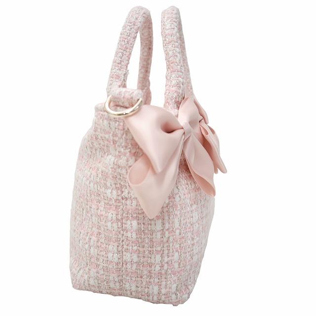 Maison de FLEUR メゾンドフルール ピンクマニア ボリューム リボン 