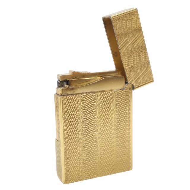 エステーデュポン S.T.DUPONT ライン2 ウェーブ ガスライター GOLD 