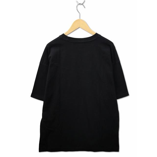 THUG CLUB サグ クラブ TC LEATHER PATCH T-SHIRT クルーネック レザー