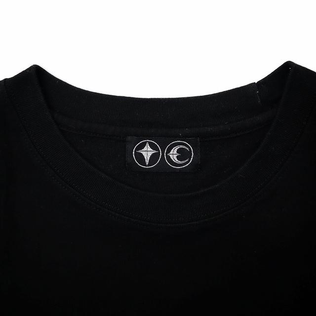 THUG CLUB サグ クラブ TC LEATHER PATCH T-SHIRT クルーネック レザー