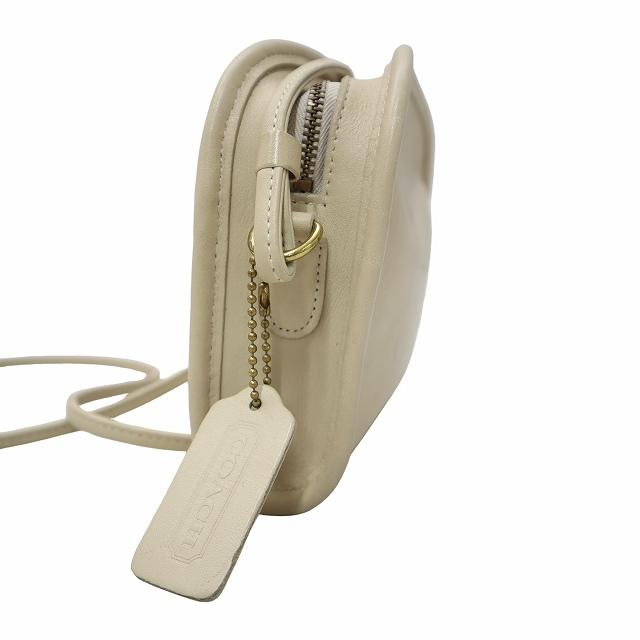 COACH オールドコーチ ベージュ ショルダーバッグ COACH◇オールドコーチ/ツートンカラー/USA製/ショルダーバッグ/レザー