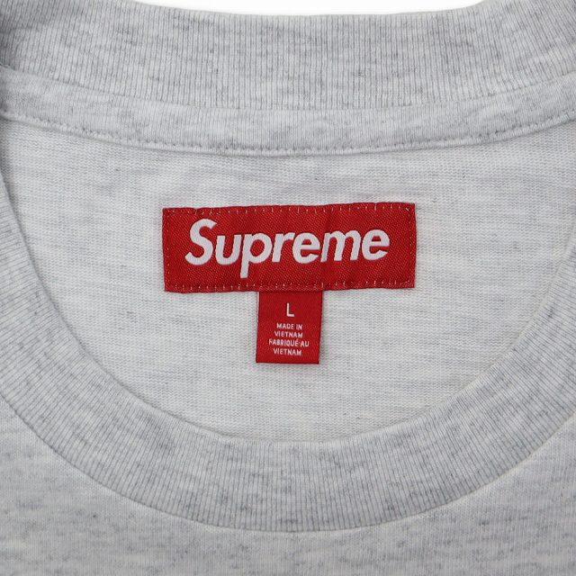 複数購入でお値引き！19FW シュプリーム Supreme Pillows Tee Ash Grey Supreme Pillows Tee Sz L (GREY) | Casa Vintage